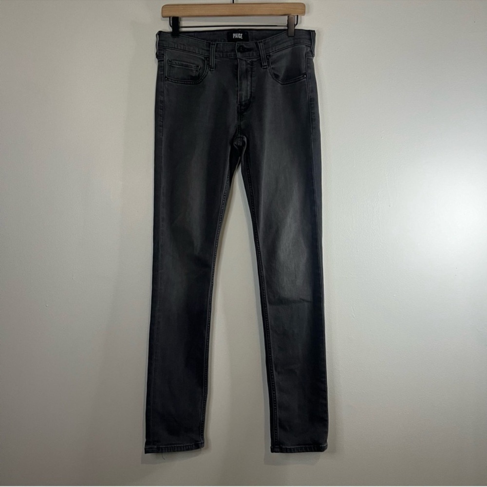 Paige Black Wash Lennox Jeans 30W - Picture 3 of 7